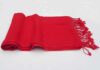 Red Silk Cashmere shawl