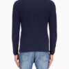 Back Blue button sweater