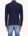 Back Blue button sweater