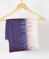 Cashmere Blue Ikat Stole