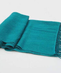 Turquoise Cashmere silk shawl