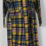 Janet Jackson Yellow Tartan Jacket Back