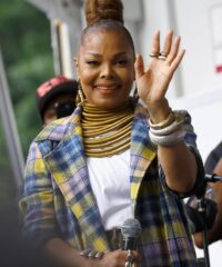 Janet Jackson Yellow Tartan Jacket