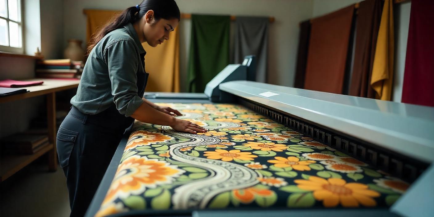 Digital printing on cashmere