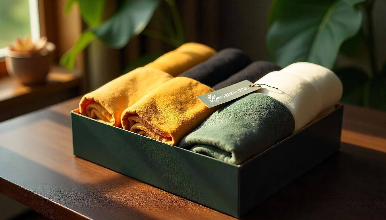 Cashmere knitwear and accessories manufactured in Nepal